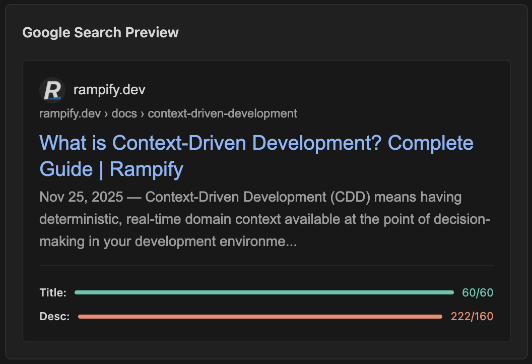 Google Search Preview